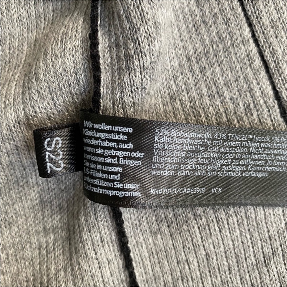 Eileen Fisher Sweater Cardigan Peruvian Cotton Blend Long Shawl Collar Small - Picture 16 of 16
